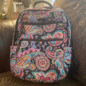 Vera Bradley Parisian Paisley Laptop Backpack
